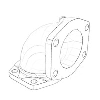 ONAN 4012756 - CONNECTION COOLER INLET ONAN/CUMMINS - Original OEM part