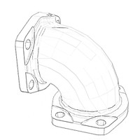 ONAN 4012756 - CONNECTION COOLER INLET ONAN/CUMMINS - Original OEM part