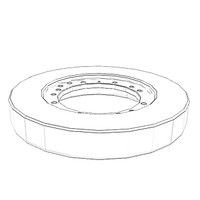ONAN 4085352 - DAMPER RUBBER VIBRATION ONAN/CUMMINS - Original OEM part