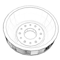 ONAN 4348006 - PULLEY FAN ONAN/CUMMINS - Original OEM part