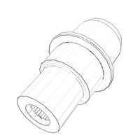 ONAN 4350148 - SHAFT HYD PUMP DRIVE ONAN/CUMMINS - Original OEM part