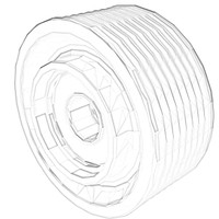 ONAN 5256103 - PULLEY IDLER ONAN/CUMMINS - Original OEM part