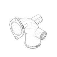 ONAN 5301702 - CONNECTION WATER INLET ONAN/CUMMINS - Original OEM part