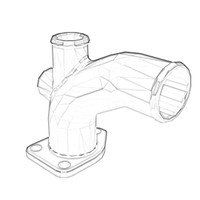 ONAN 5317606 - CONNECTION WATER INLET ONAN/CUMMINS - Original OEM part