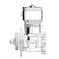 ONAN 5529681 - COMPRESSOR AIR ONAN/CUMMINS - Original OEM part