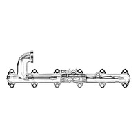 ONAN 5564147 - MANIFOLD EXHAUST ONAN/CUMMINS - Original OEM part
