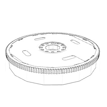 ONAN 3044483 - FLYWHEEL ONAN/CUMMINS - Original OEM part