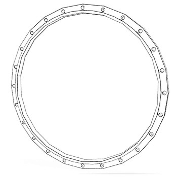ONAN 3655772 - ADAPTER FLY RING GEAR ONAN/CUMMINS - Original OEM part