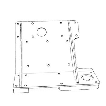ONAN 3673915 - BRACKET FILTER ONAN/CUMMINS - Original OEM part