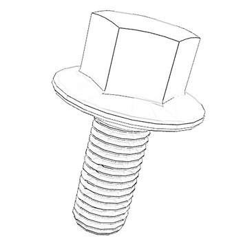 ONAN 3900629-MA - SCREW HEX FLANGE HEAD C ONAN/CUMMINS - Original OEM part ONAN 3900629-MA - SCREW HEX FLANGE HEAD C ONAN/CUMMINS - Original OEM part