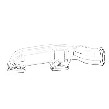 ONAN 6457487 - MANIFOLD EXHAUST ONAN/CUMMINS - Original OEM
