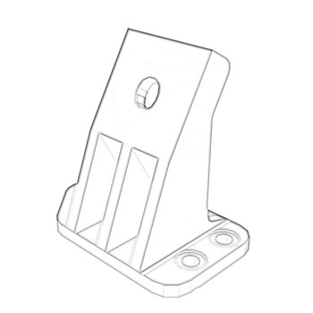 ONAN 4993243 - SUPPORT FRONT ENGINE ONAN/CUMMINS - Original OEM part