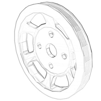 ONAN 5285728 - PULLEY ACCESSORY DRIVE ONAN/CUMMINS - Original OEM part