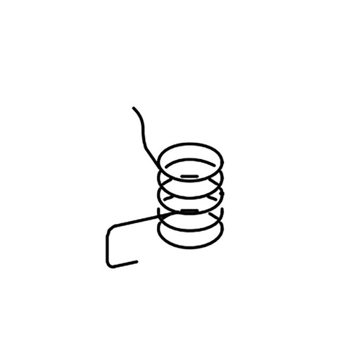 ONAN A043V949 CHOKE SPRING Original ONAN/CUMMINS OEM part