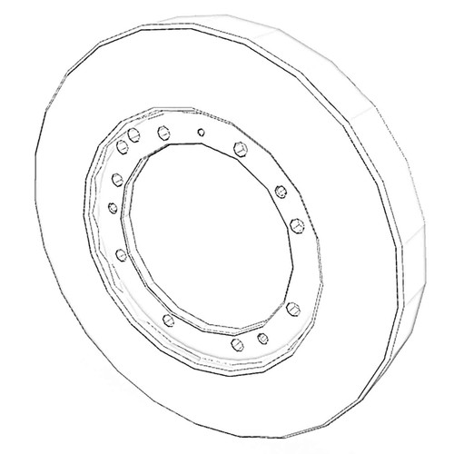 ONAN 3089126 - DAMPER VISCOUS VIBRATION ONAN/CUMMINS - Original OEM part