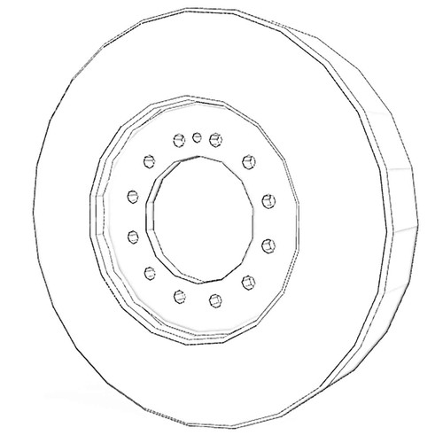ONAN 3093729 - DAMPER VISCOUS VIBRATION ONAN/CUMMINS - Original OEM part