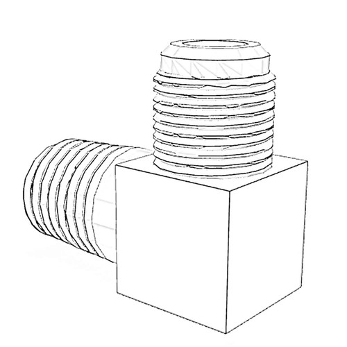 ONAN 3281516 - ELBOW MALE ADAPTER ONAN/CUMMINS - Original OEM part