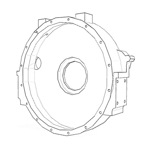 ONAN 3413437 - HOUSING FLYWHEEL ONAN/CUMMINS - Original OEM part