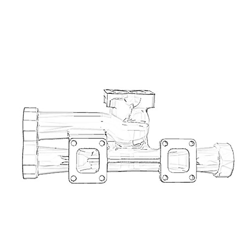 ONAN 3638157 - MANIFOLD EXHAUST ONAN/CUMMINS - Original OEM part