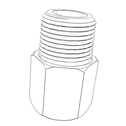 ONAN 3655393 - BUSHING REDUCING PIPE ONAN/CUMMINS - Original OEM part