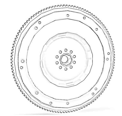 ONAN 3691898 - FLYWHEEL ONAN/CUMMINS - Original OEM part