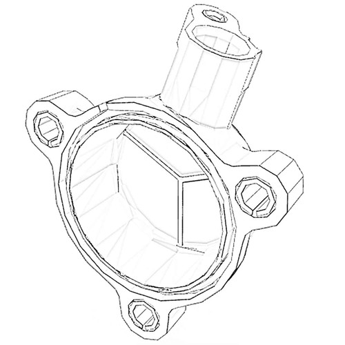 ONAN 3696184 - COVER CAMSHAFT ONAN/CUMMINS - Original OEM part