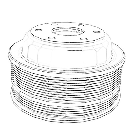ONAN 3696559 - PULLEY FAN ONAN/CUMMINS - Original OEM part