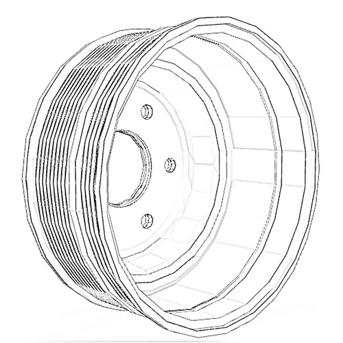 ONAN 3696559 - PULLEY FAN ONAN/CUMMINS - Original OEM part