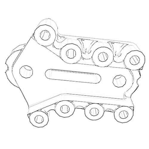 ONAN 3933371 - BRACKET FAN ONAN/CUMMINS - Original OEM part
