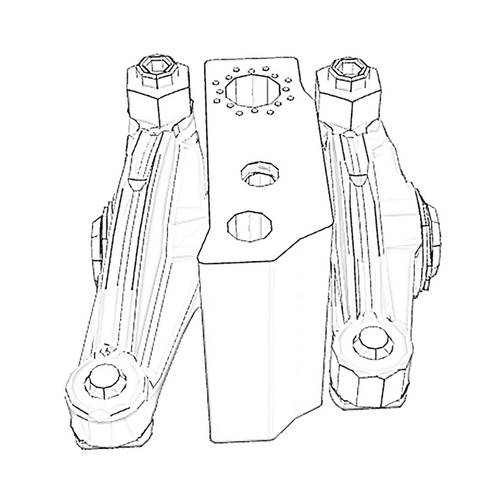 ONAN 3934920 - SUPPORT ROCKER LEVER ONAN/CUMMINS - Original OEM part