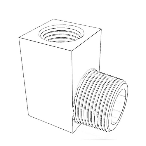 ONAN 4060794 - ELBOW PLAIN ADAPTER ONAN/CUMMINS - Original OEM part