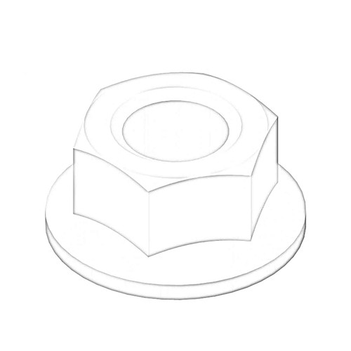 ONAN 4320751 - NUT HEXAGON FLANGE ONAN/CUMMINS - Original OEM part