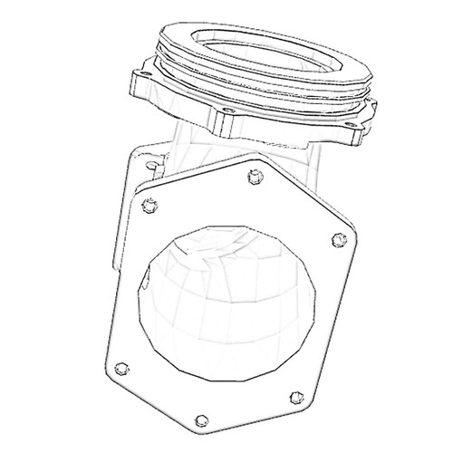 ONAN 4349510 - CONNECTION WATER INLET ONAN/CUMMINS - Original OEM part