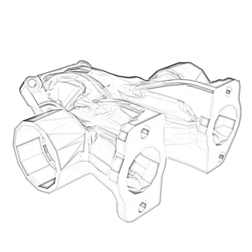 ONAN 5528253 - MANIFOLD EXHAUST ONAN/CUMMINS - Original OEM part