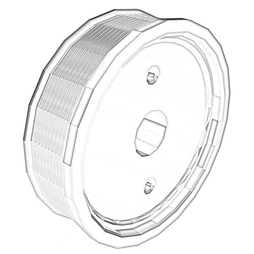 ONAN 5580810 - PULLEY ACCESSORY DRIVE ONAN/CUMMINS - Original OEM part