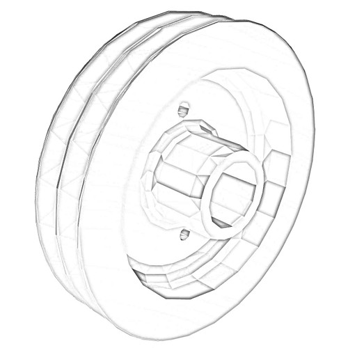 ONAN 5580859 - PULLEY ACCESSORY DRIVE ONAN/CUMMINS - Original OEM part