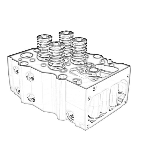 ONAN 5581144 - HEAD CYLINDER ONAN/CUMMINS - Original OEM part