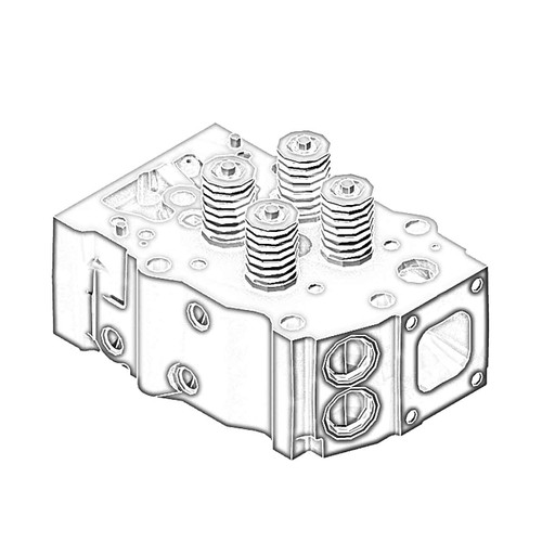 ONAN 5581146 - HEAD CYLINDER ONAN/CUMMINS - Original OEM part