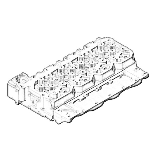 ONAN 5584212 - HEAD CYLINDER ONAN/CUMMINS - Original OEM part