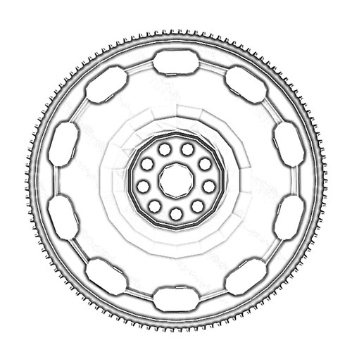 ONAN 5593611 - FLYWHEEL ONAN/CUMMINS - Original OEM part