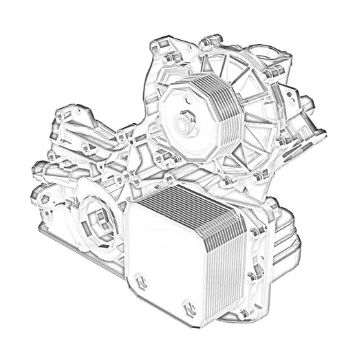 ONAN 5669896 - COOLER OIL ONAN/CUMMINS - Original OEM part