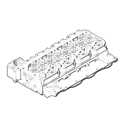ONAN 5710561 - HEAD CYLINDER ONAN/CUMMINS - Original OEM part