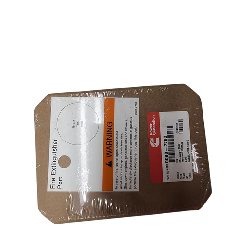 ONAN 98-7783 - WARNING LABEL - Original ONAN/CUMMINS OEM part
