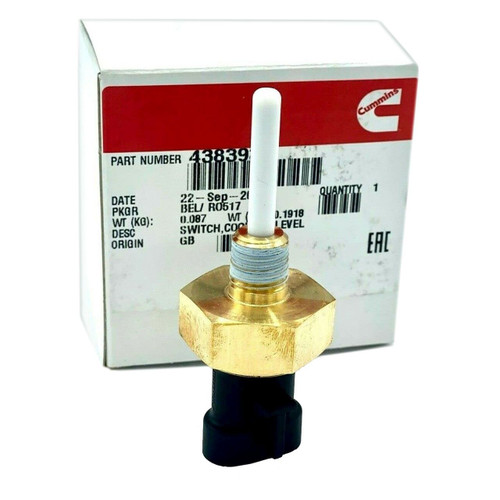 CUMMINS 4383933 COOLANT LEVEL SWITCH Original OEM part Cummins OEM Parts