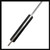 Diamond hoof knife sharpener wooden handle and file