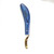Hoof It Blue Handle Hoof Knife – Right Hand, Gold Blade, J2 Stainless Steel