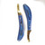 Hoof It Blue Handle Hoof Knife – Right Hand, Gold Blade, J2 Stainless Steel