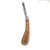 Hoof It Walnut Handle Hoof Knife – Left Hand, Narrow Blade, J2 Stainless Steel