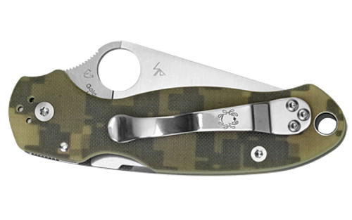 SPYDERCO PARA3 G10 CAMO PLAINEDGE