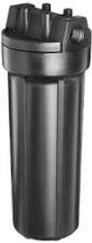 Pentek 158319 #10 Slim Line High Temperature Black/Black 1/2" NPT Housing w/o Pressure Relief